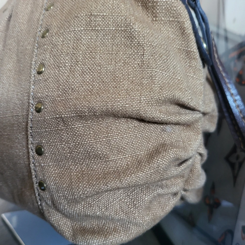 Fossil Brown Linen Bag